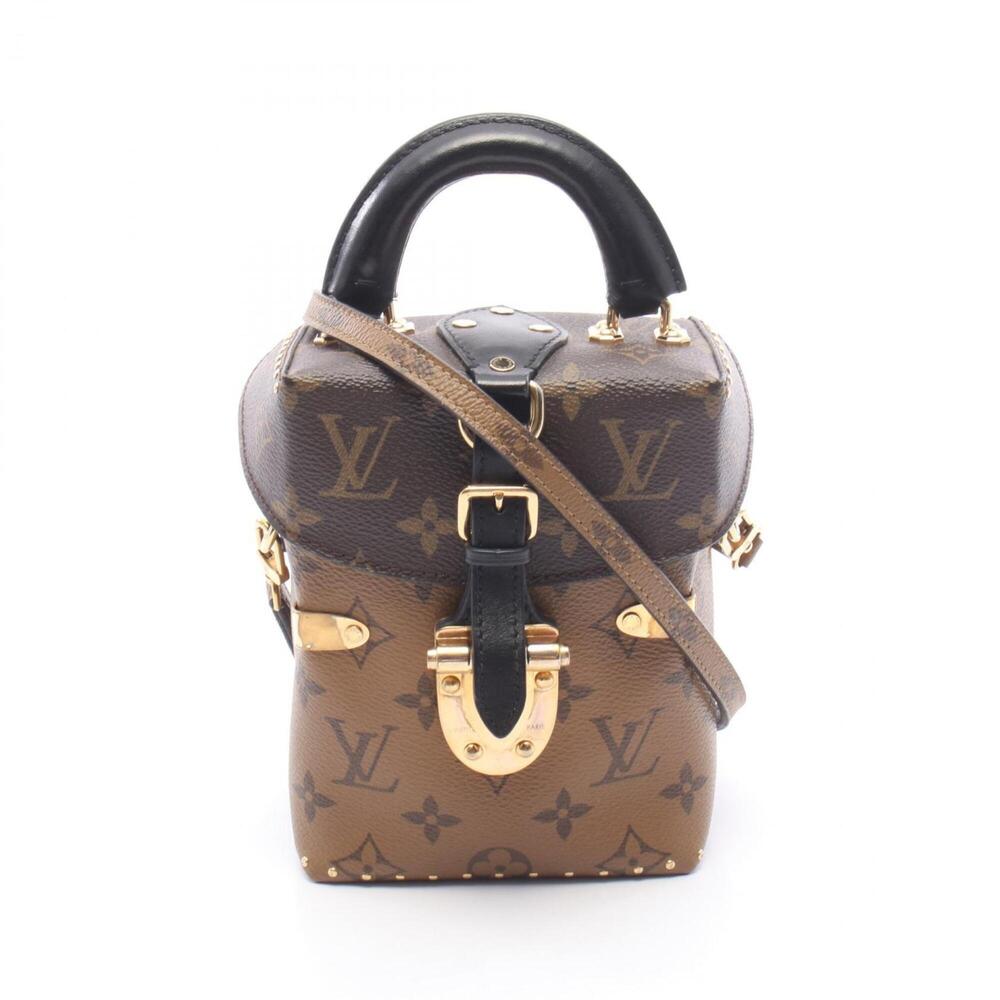 Louis Vuitton LOUIS VUITTON Camera Box 2-Way Handbag, Coated Canvas and Leath...